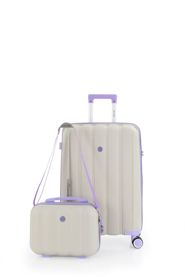 MÇS 305 İKİLİ SET POLİPROPİLEN KIRILMAZ VALİZ BÜYÜK MAKYAJ