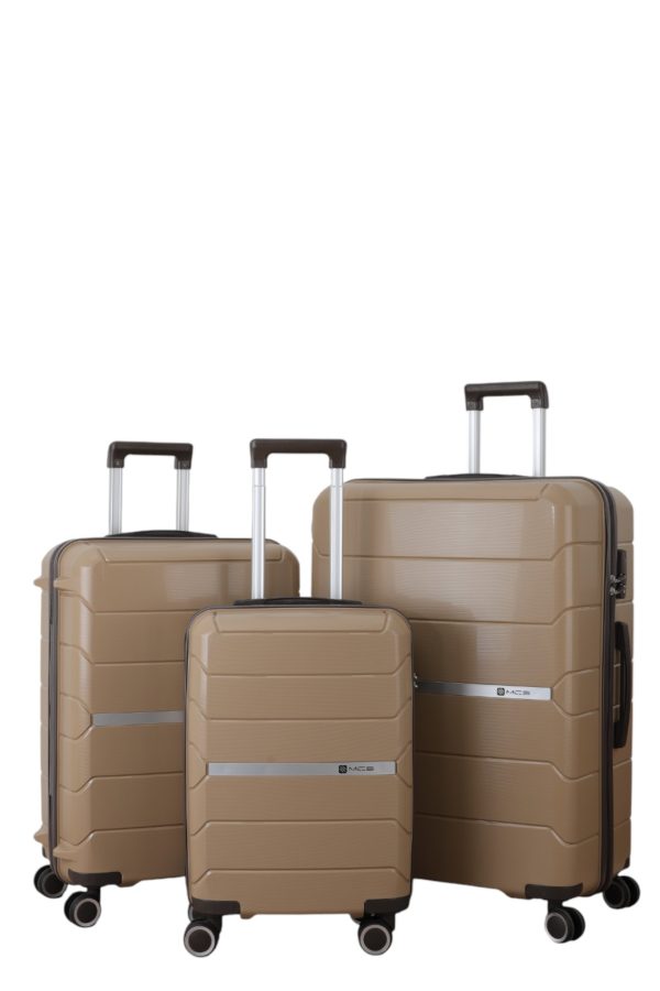 MÇS 366 POLİPROPİLEN KIRILMAZ 3 LÜ VALİZ SETİ