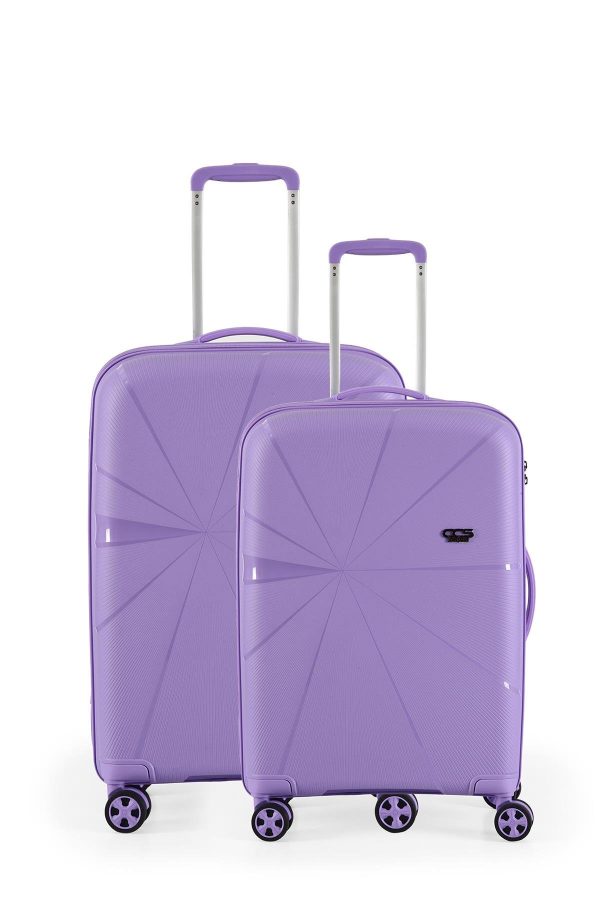 ÇÇS 5264 KIRILMAZ POLİPROPİLEN 2 Lİ SET VALİZ ORTA KABİN